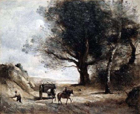 Jean-Baptiste-Camille Corot The Stonecutters china oil painting image
